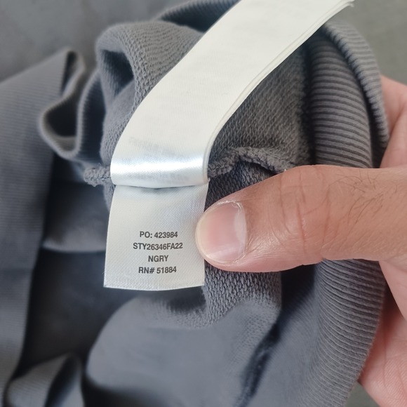 Patagonia Sweatshirt Mens L Gray Regenerative Organic Certified Crewneck Logo - Picture 9 of 10